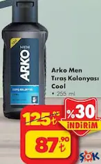 ARKO MEN TIRAŞ KOLONYASI COOL 255 ML ARKO MEN TIRAŞ KOLONYASI COOL 255 ML